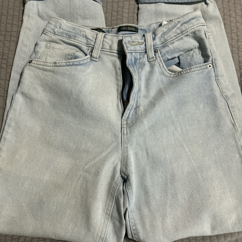 Light blue skinny jeans